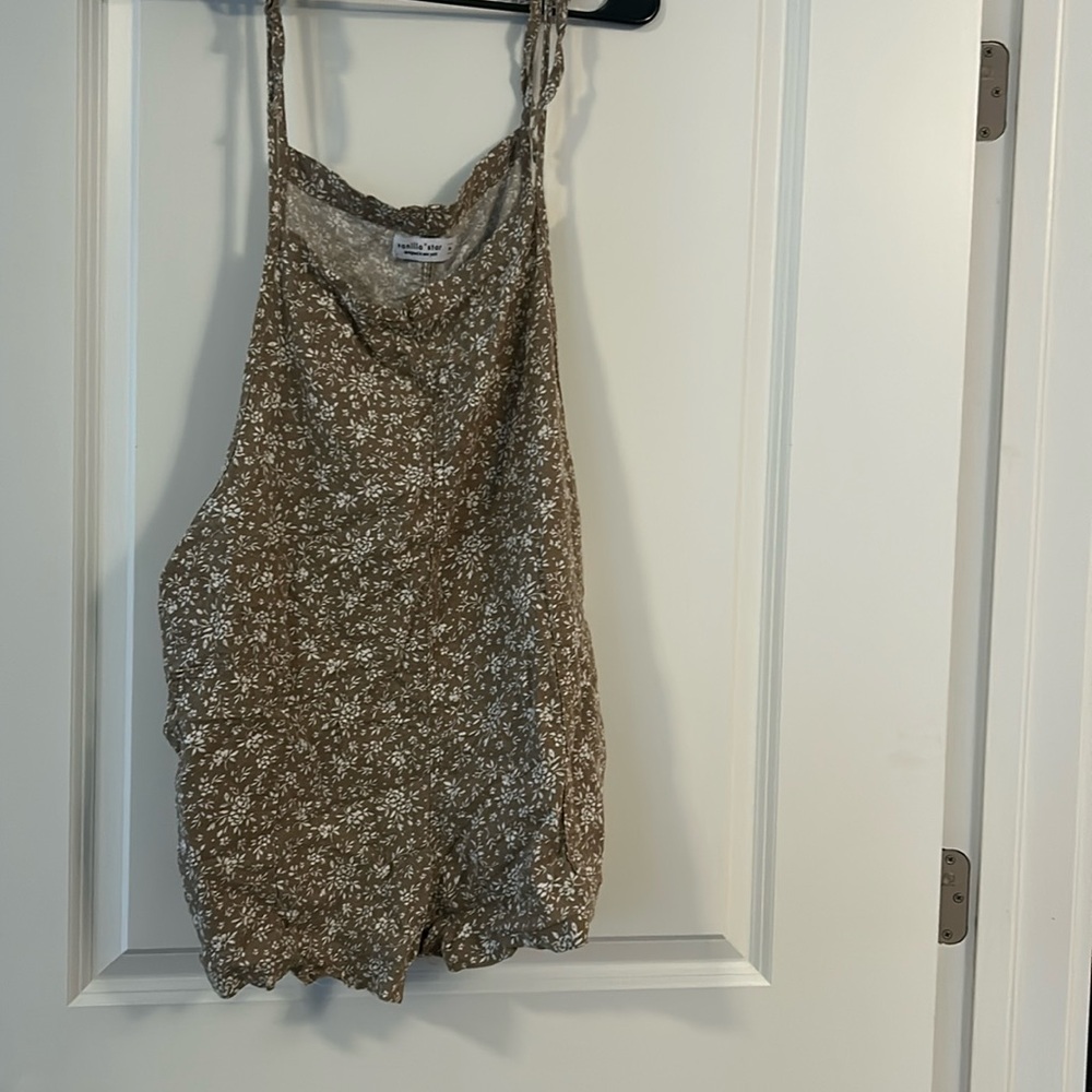 boho floral romper